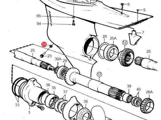 volvo penta sterndrive parts diagram