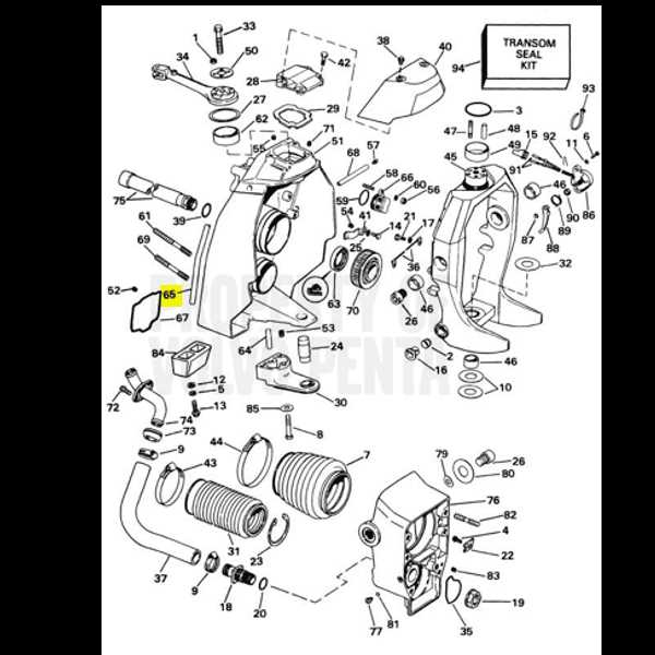 volvo penta sx outdrive parts diagram