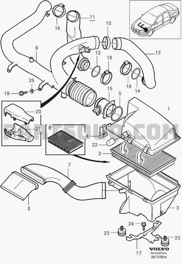 volvo s80 parts diagram