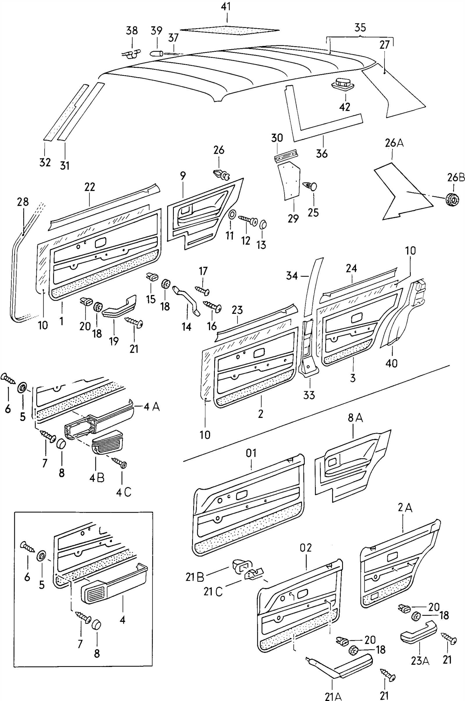 vw rabbit parts diagram