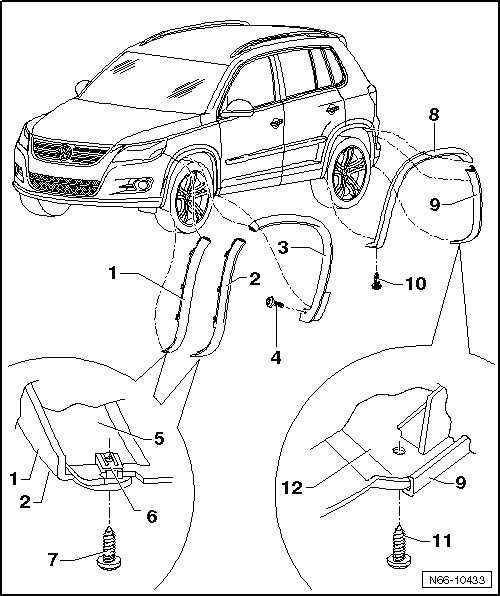 vw tiguan parts diagram