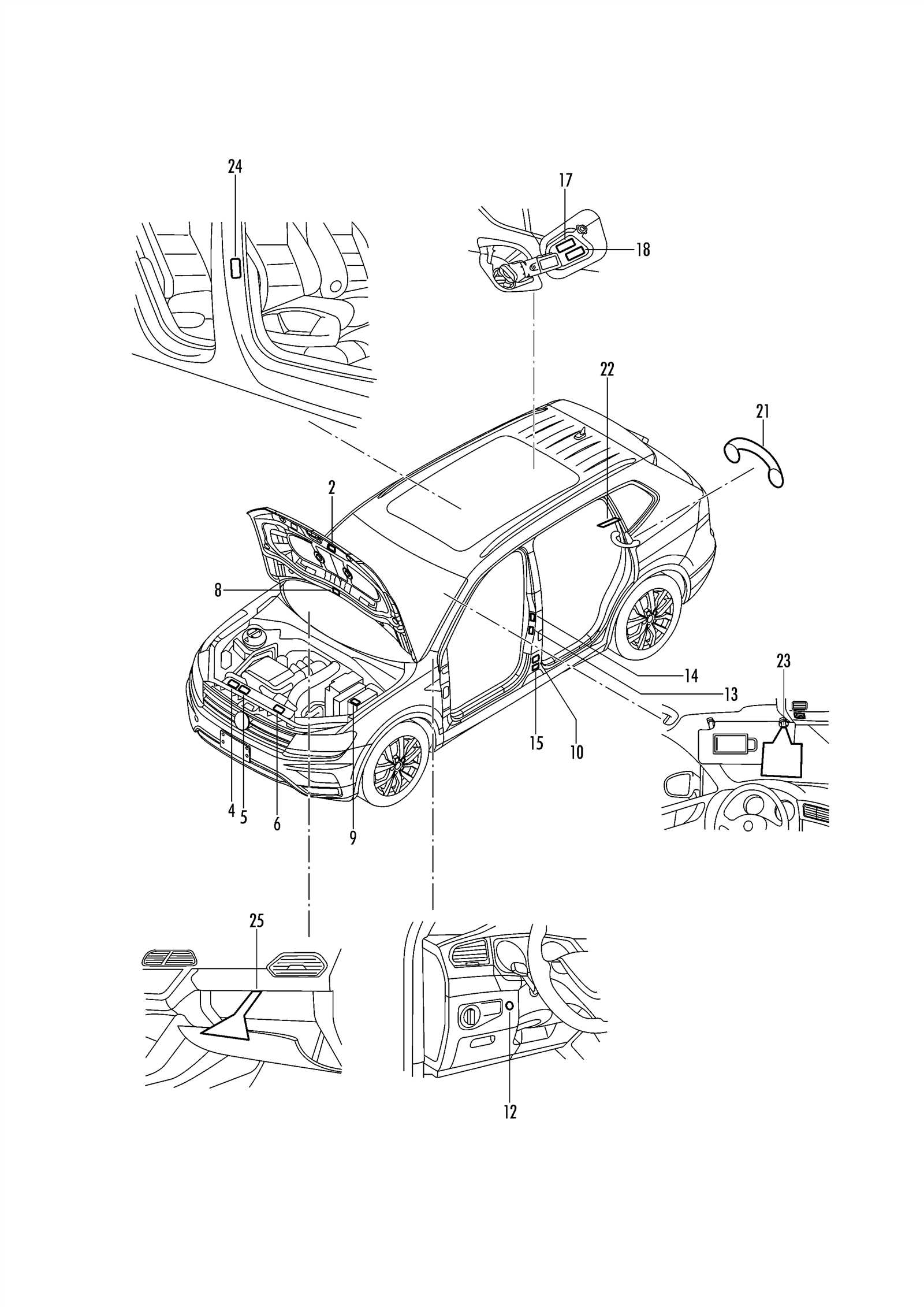 vw tiguan parts diagram