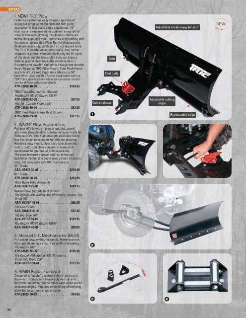 warn atv plow parts diagram