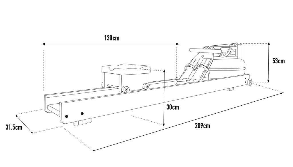 waterrower parts diagram