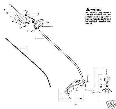 weedeater fl1500 parts diagram