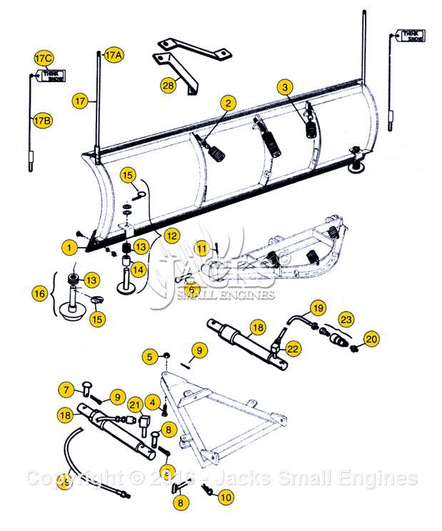 western ultramount snow plow parts diagram