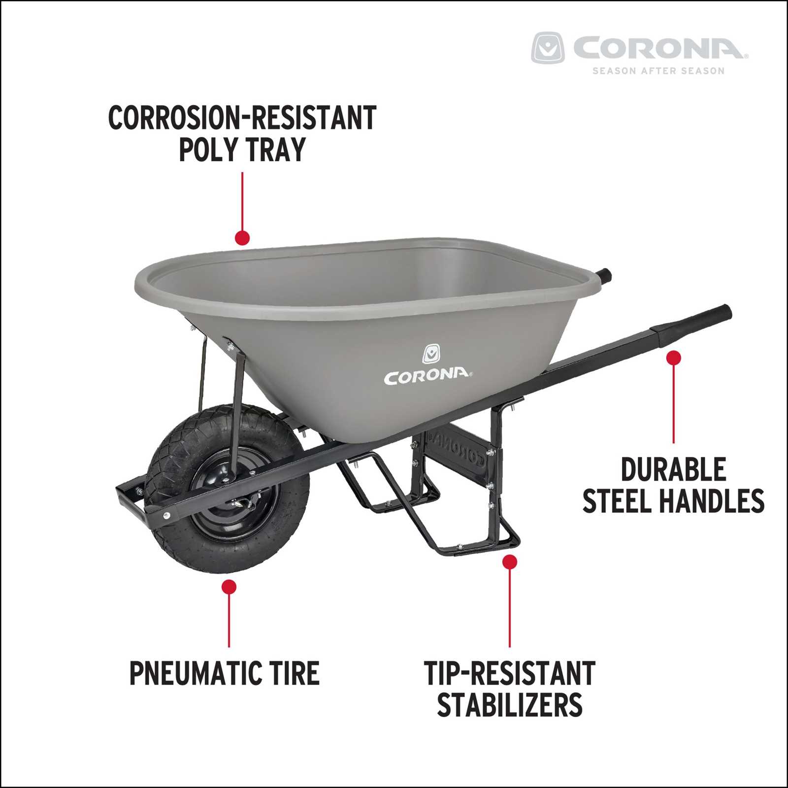 wheelbarrow parts diagram