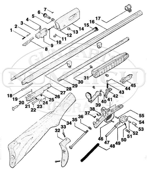 winchester model 12 parts diagram