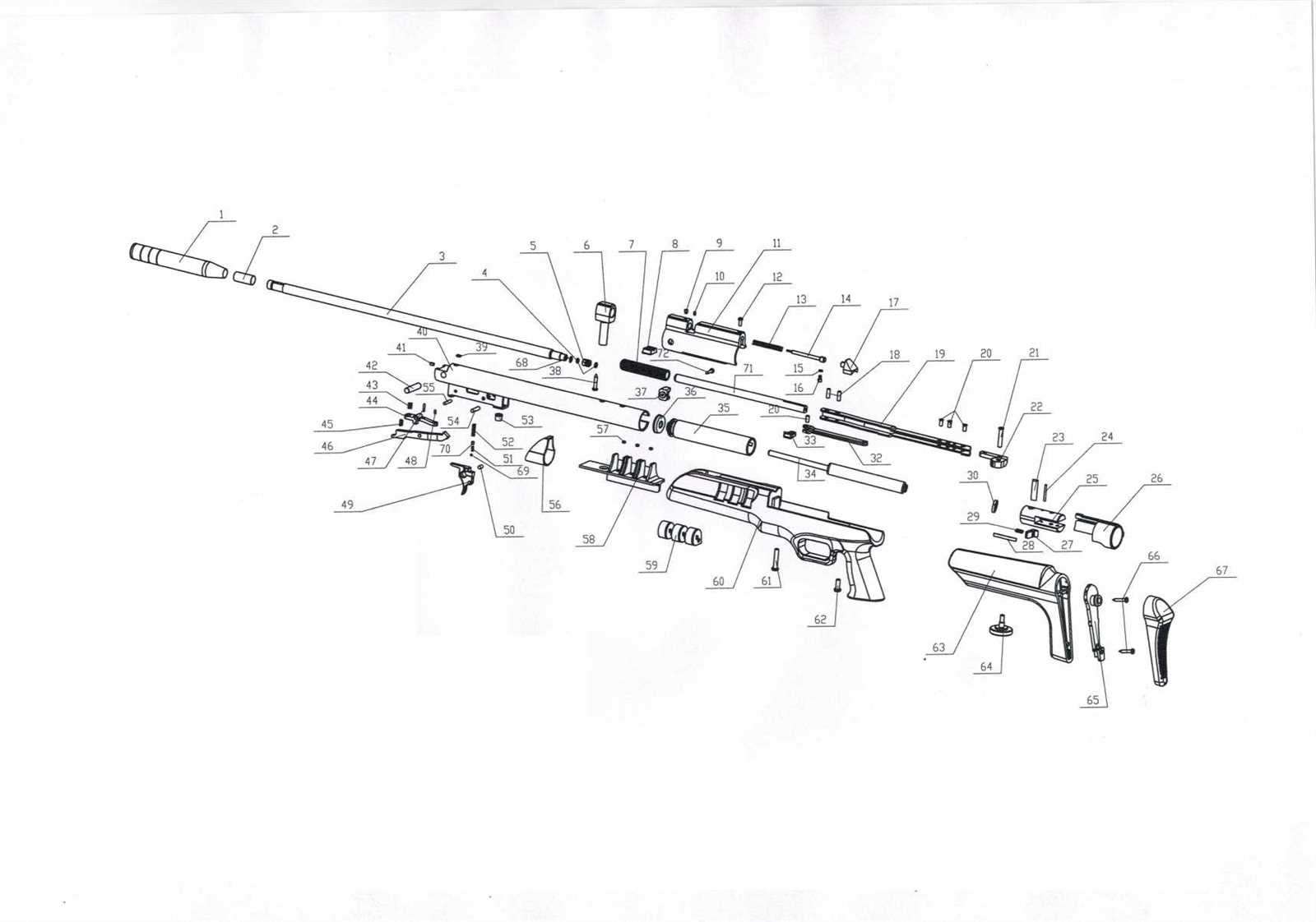 winchester model 1400 parts diagram