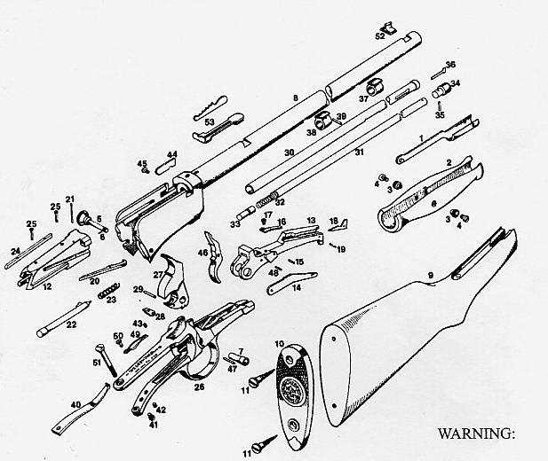 winchester model 50 parts diagram