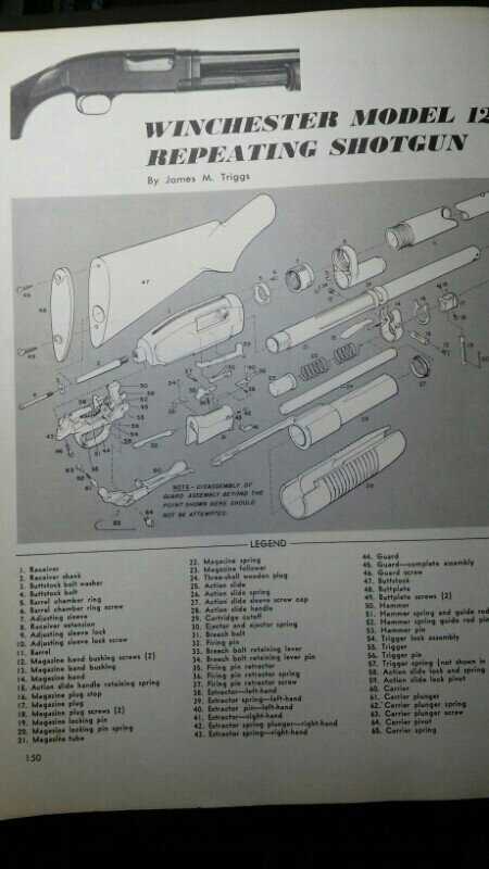 winchester model 62 parts diagram