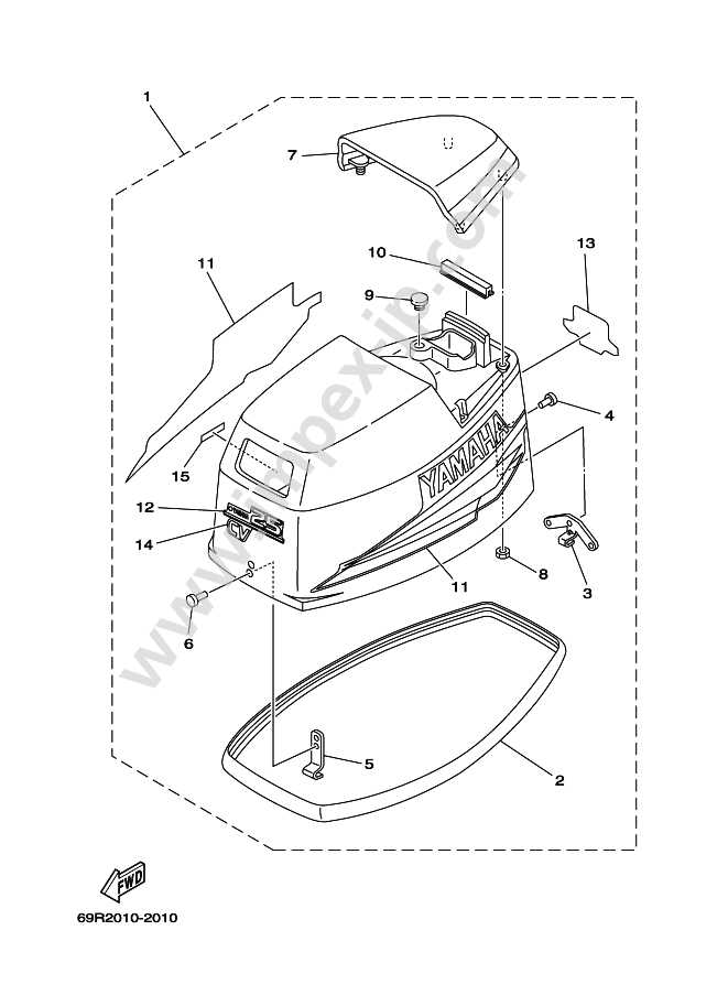 yamaha 15 hp 2 stroke parts diagram