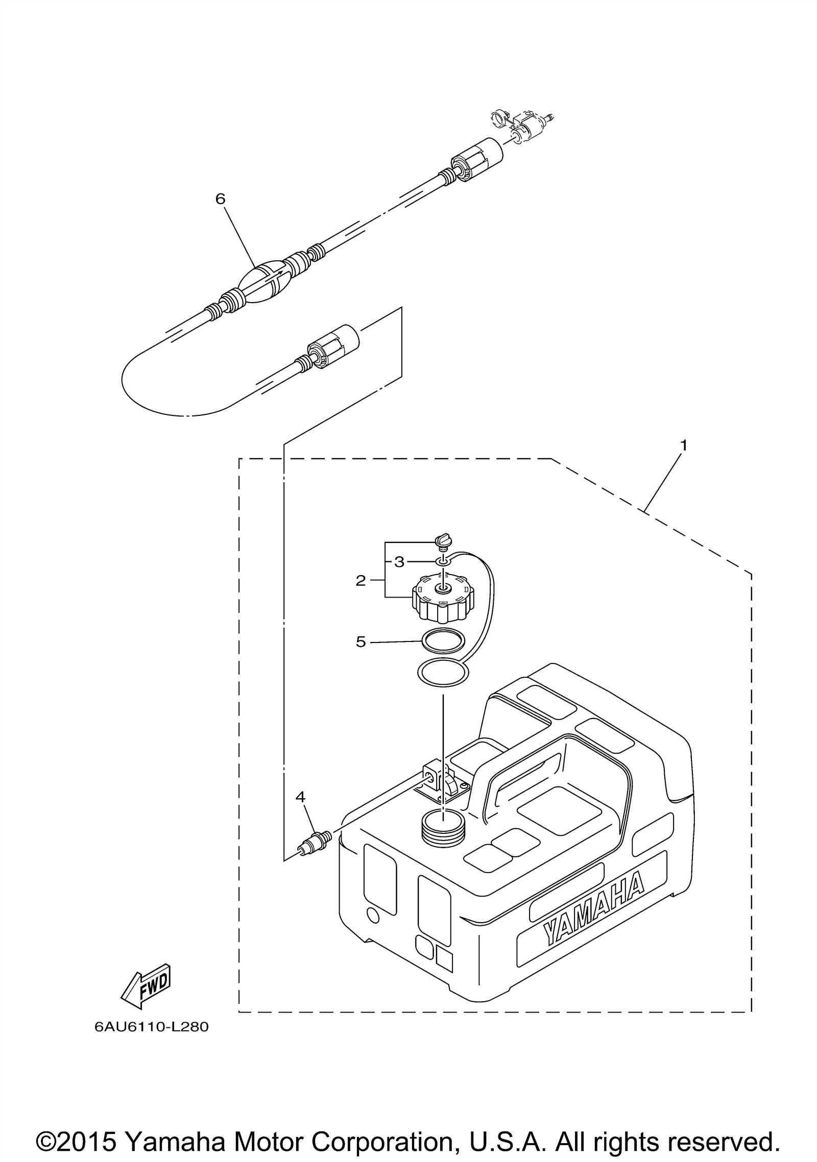 yamaha 9.9 outboard parts diagram