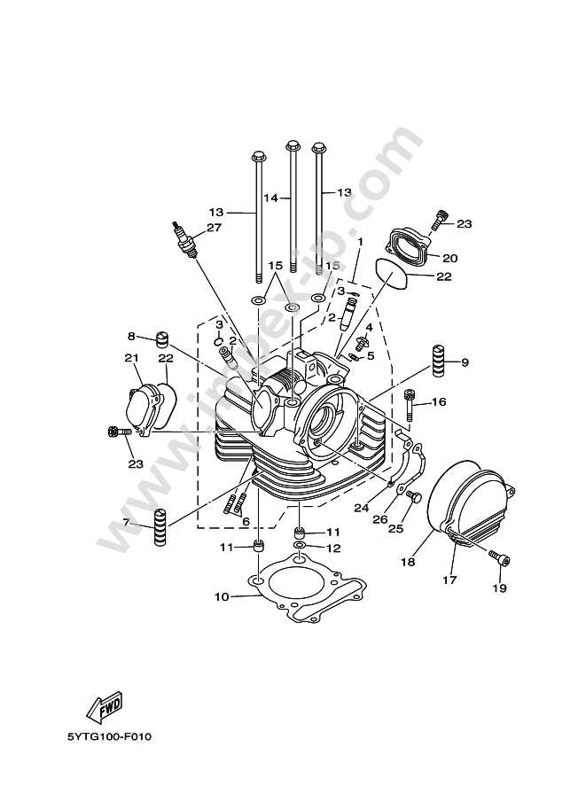 yamaha atv parts diagram