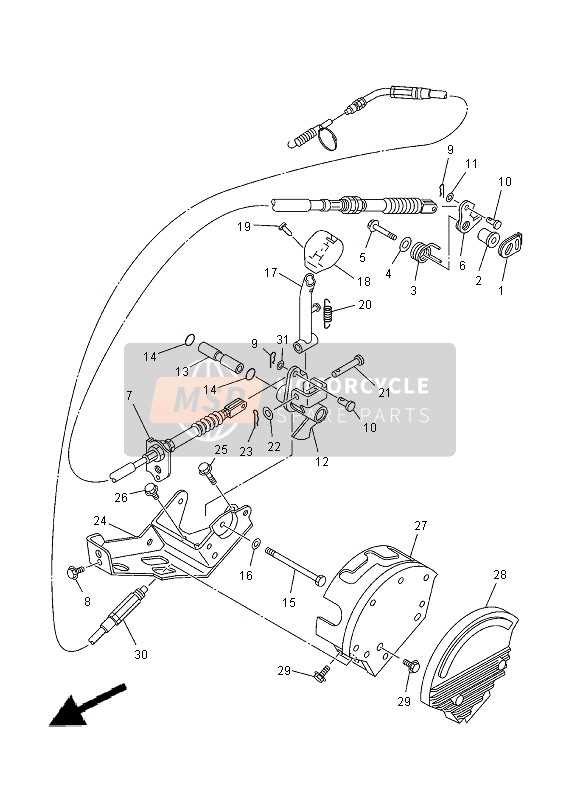 yamaha big bear 400 parts diagram