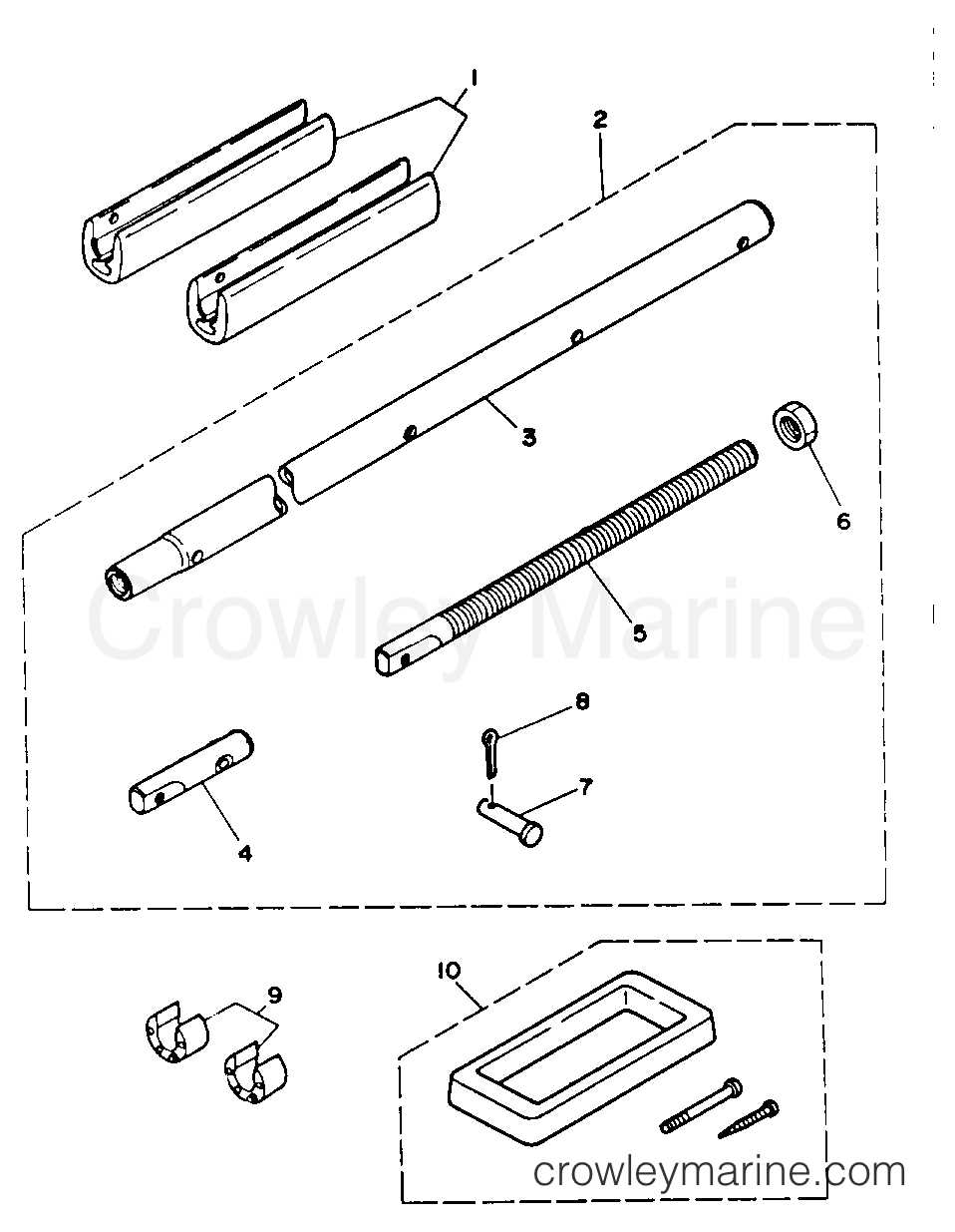 yamaha sterndrive parts diagram