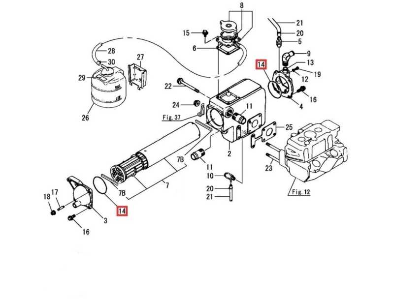 yanmar 2gm parts diagram