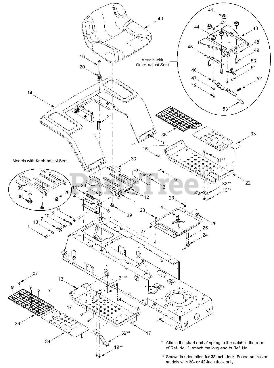 yard machine lawn mower parts diagram