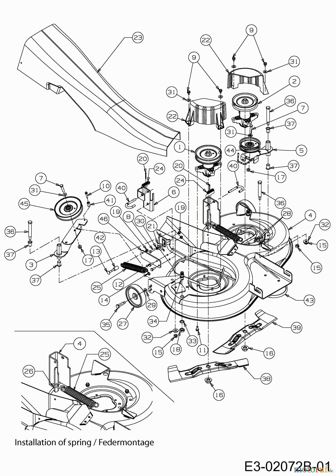 yardman riding lawn mower parts diagram