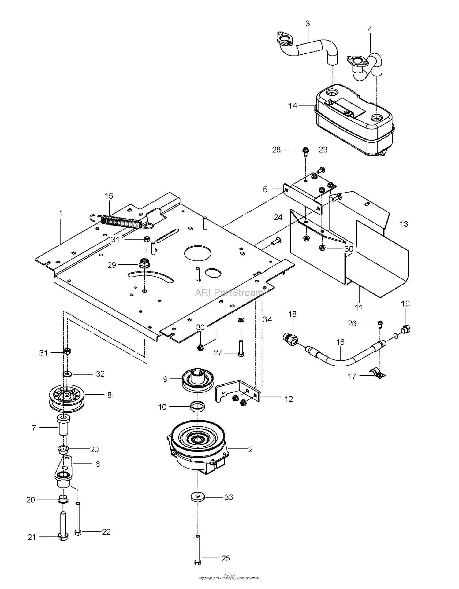 z254 parts diagram