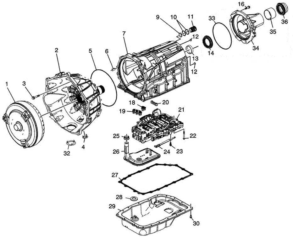 allison 1000 parts diagram