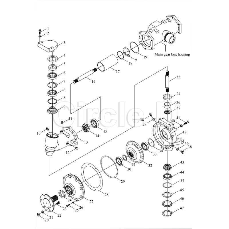 foton tractor parts diagram