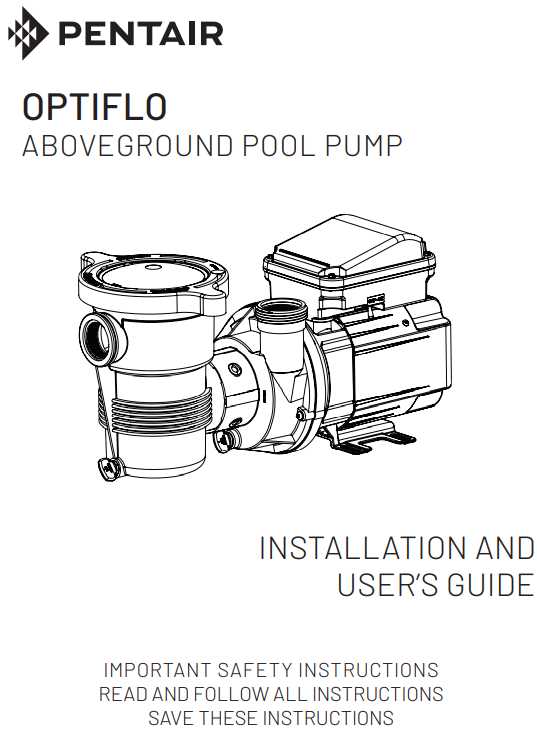 above ground pool pump parts diagram