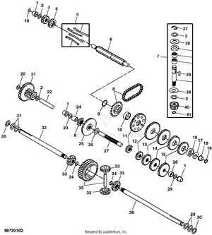 john deere la105 deck parts diagram