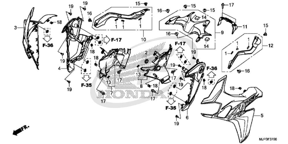 africa twin parts diagram