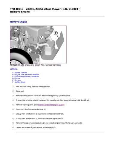 john deere z335e parts diagram