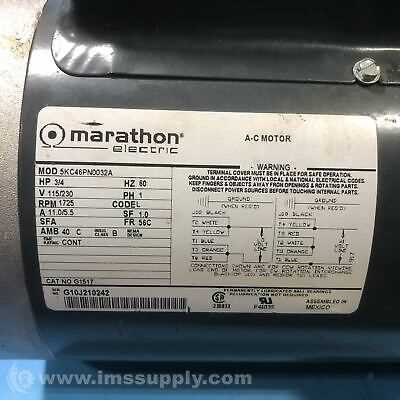 marathon motor parts diagram