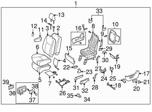 2008 toyota sienna parts diagram