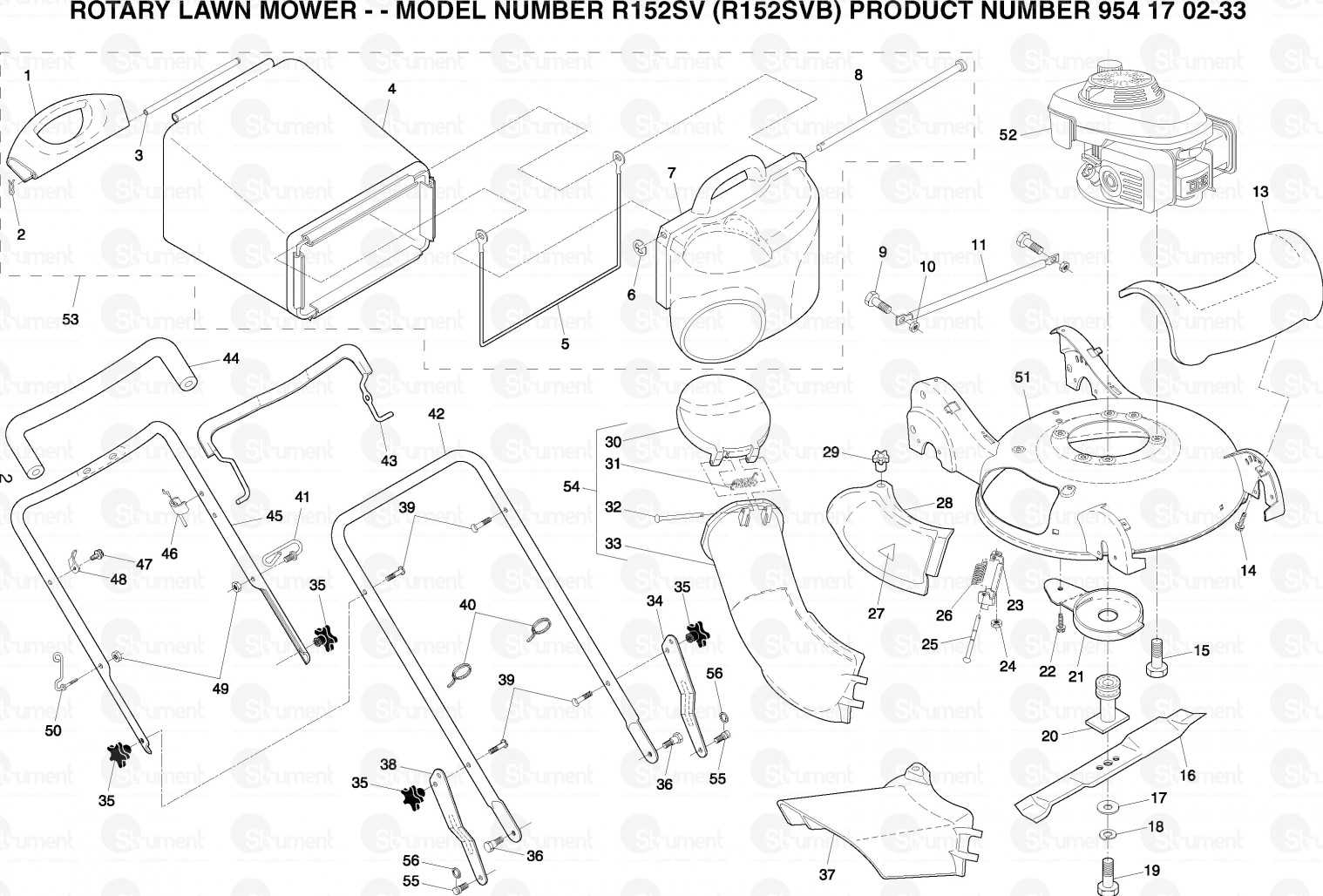 husqvarna 5521p parts diagram