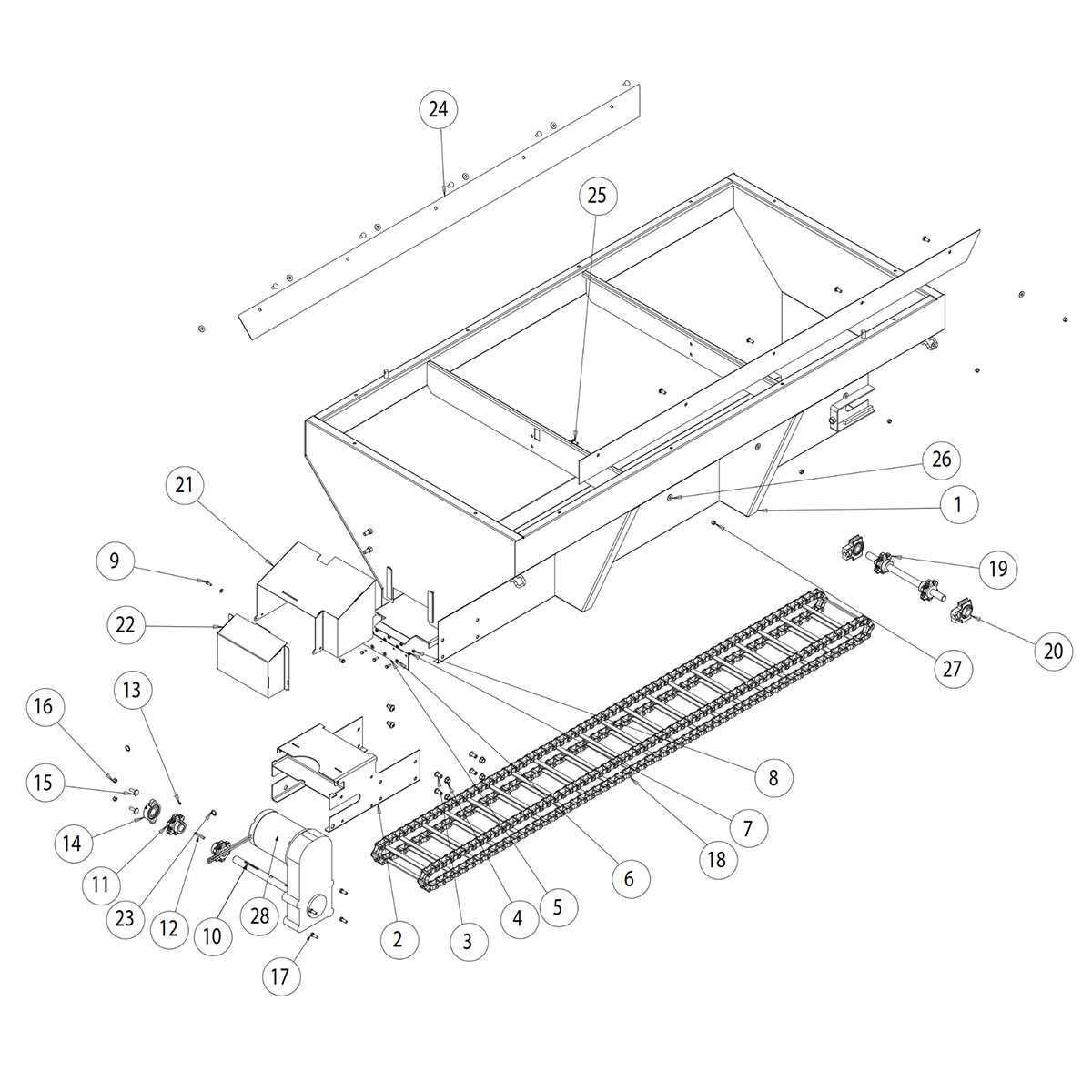 air flo spreader parts diagram