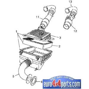 air intake parts diagram