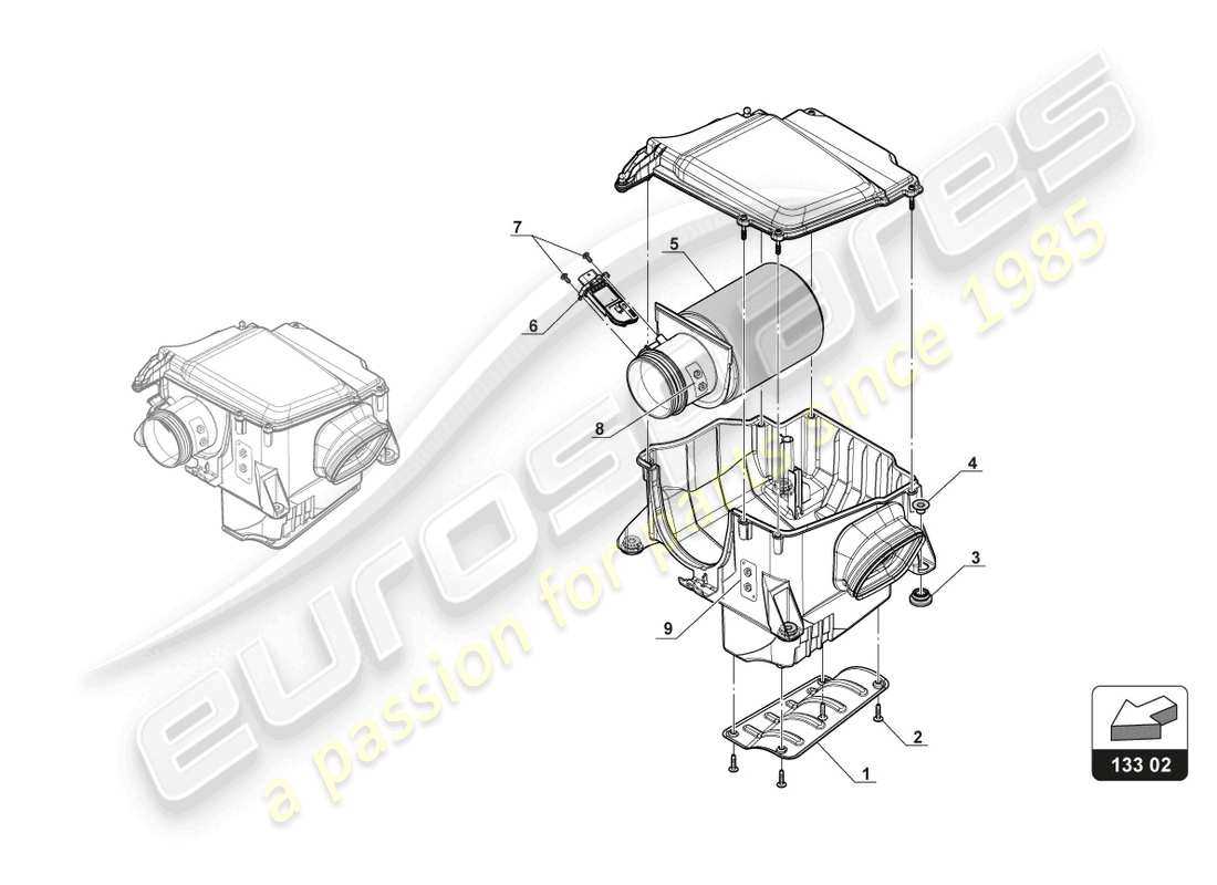 air intake parts diagram