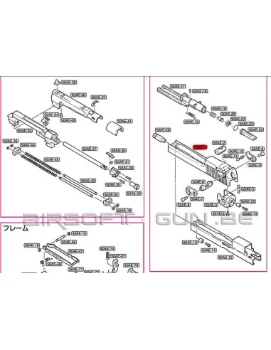 airsoft gun parts diagram