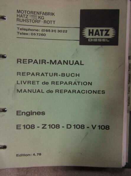 hatz diesel engine parts diagram