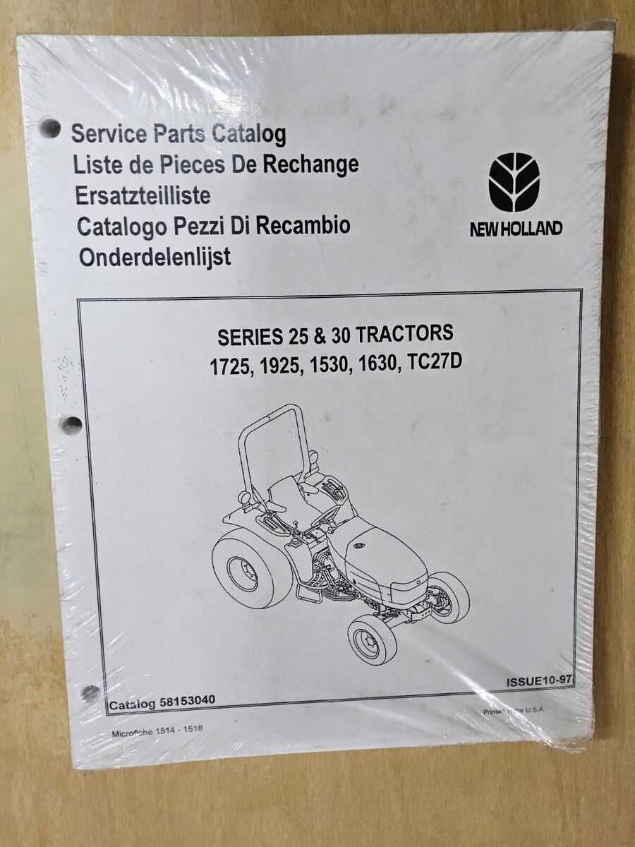 new holland tractor parts diagram