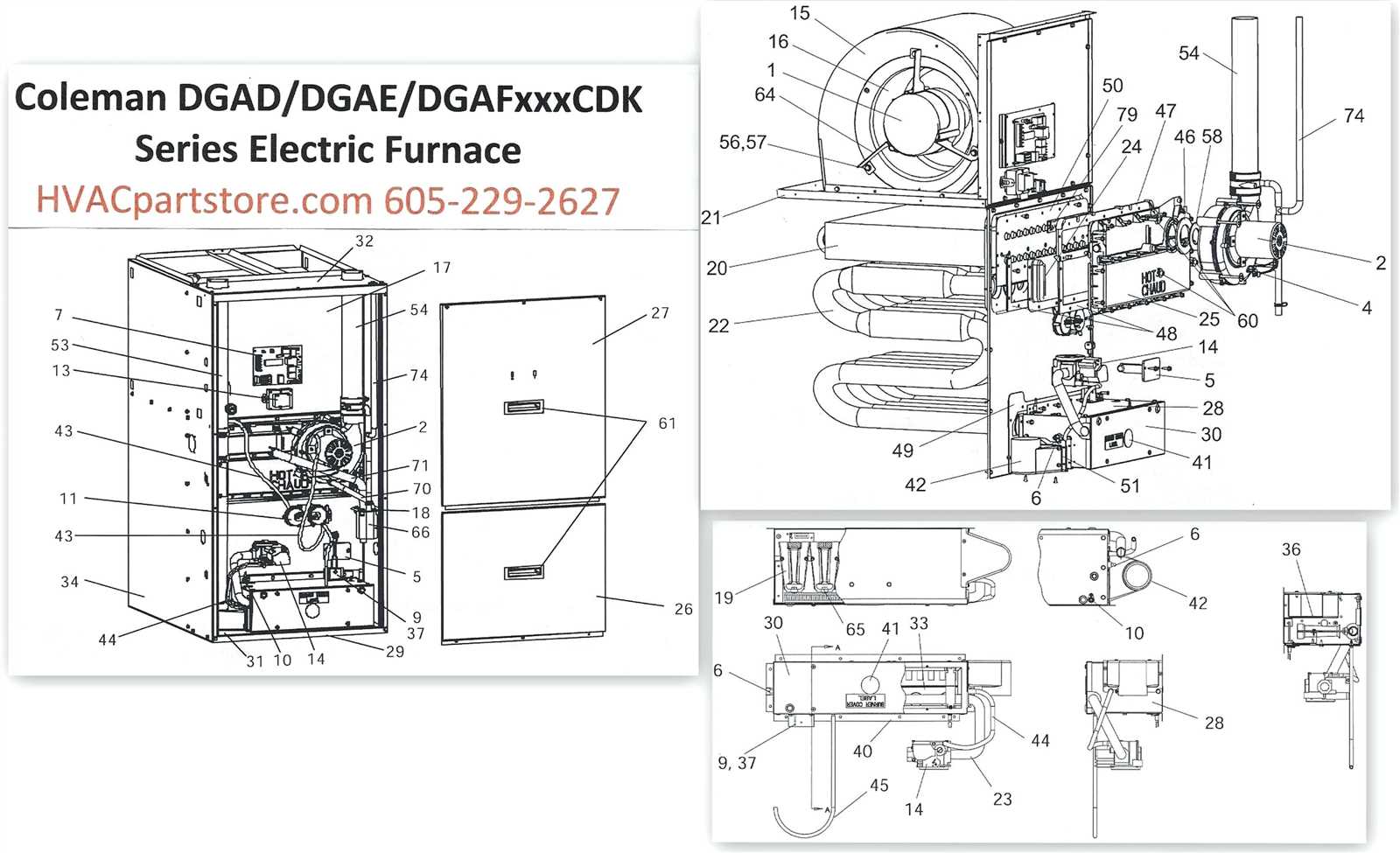 american standard furnace parts diagram