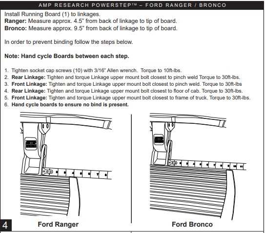 amp research power step parts diagram