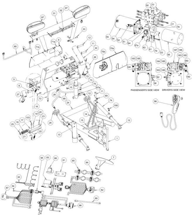 snowdogg plow parts diagram