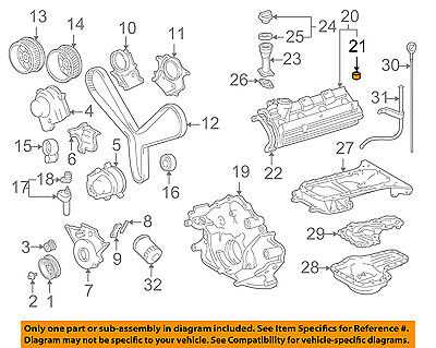 engine parts diagram v8