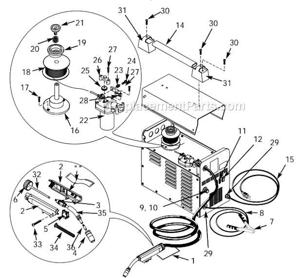 arc welder parts diagram