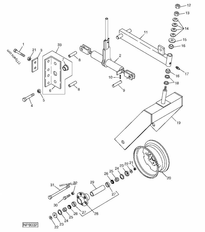 chisel plough diagram with parts