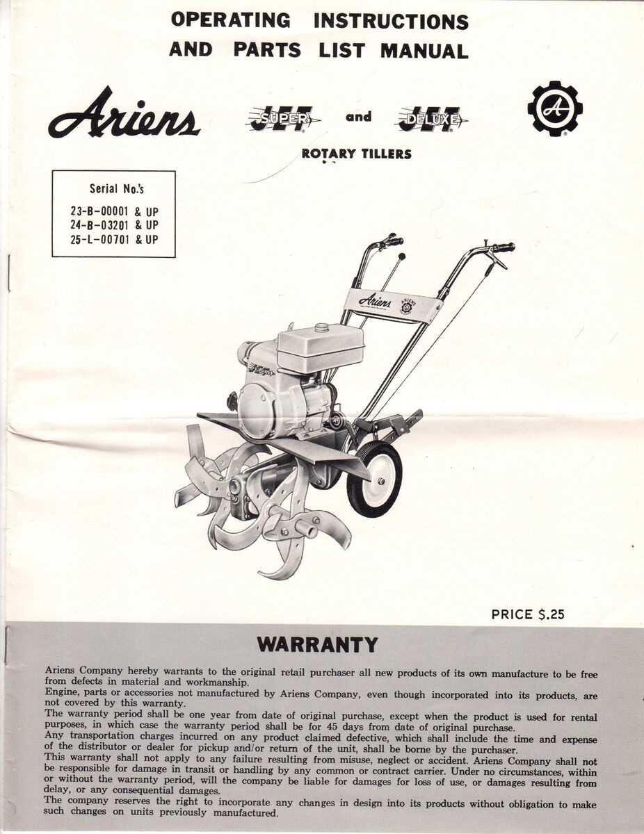 ariens classic 24 parts diagram