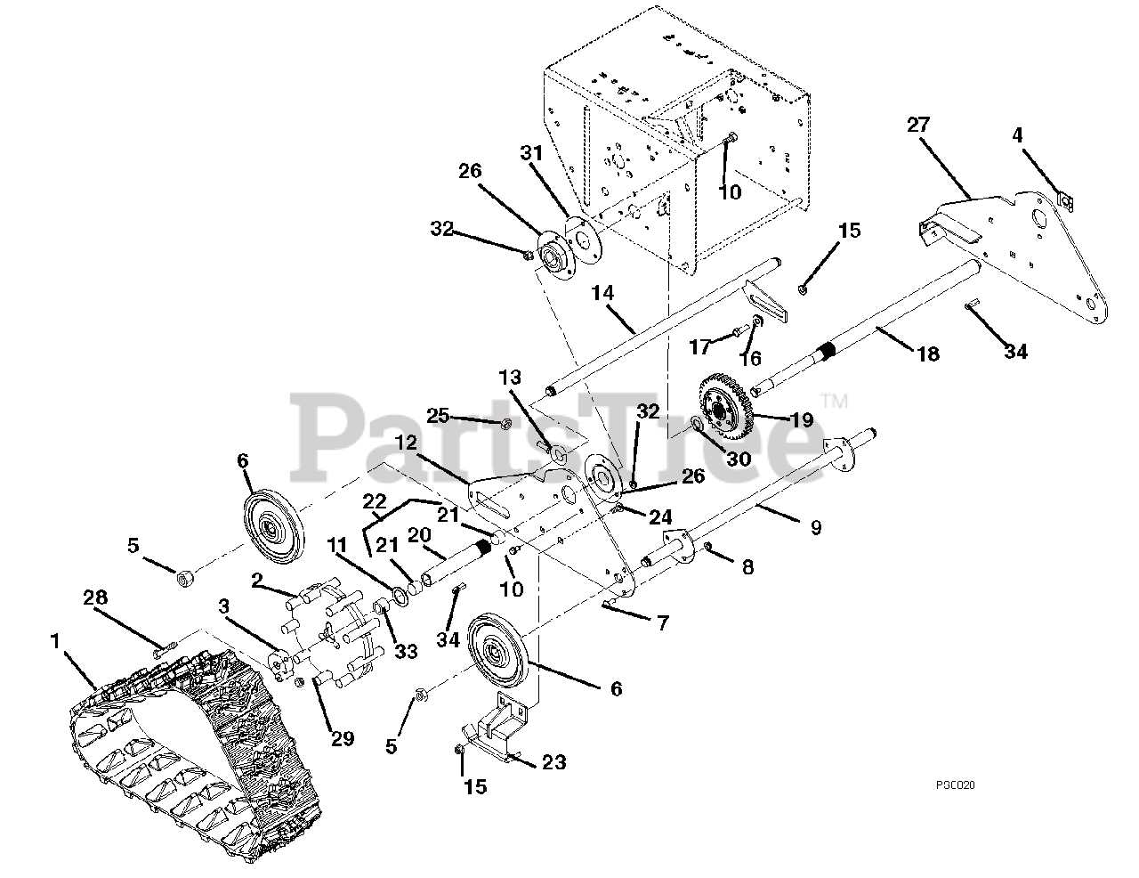 ariens st524 parts diagram