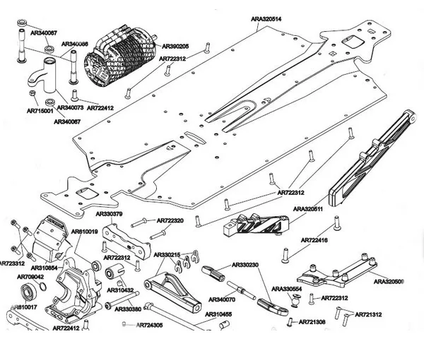 arrma limitless parts diagram