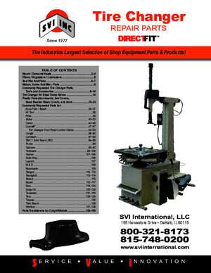 atlas tire changer parts diagram