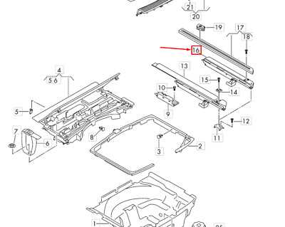 audi a4 b9 parts diagram